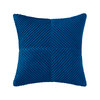 MNC0003 Pleated Velvet Patchwork Cushion Cover