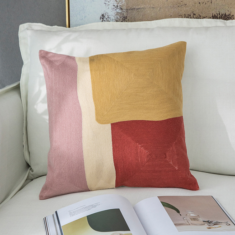 MC172423/MC172425/MC172802 Modern Geometric Embroidery Cushion Covers