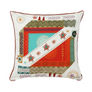 PE7265P-PE7658P Ethnic Embroidery Cushion Cover