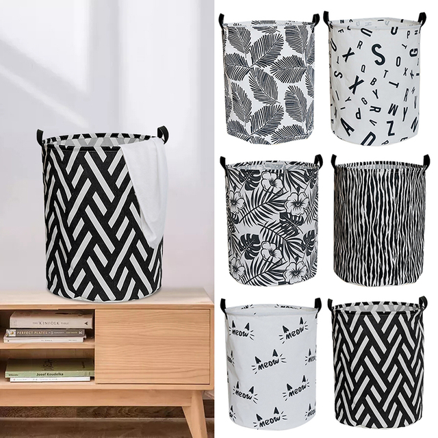 Savvydeco Laundry Storage Basket With Handle
