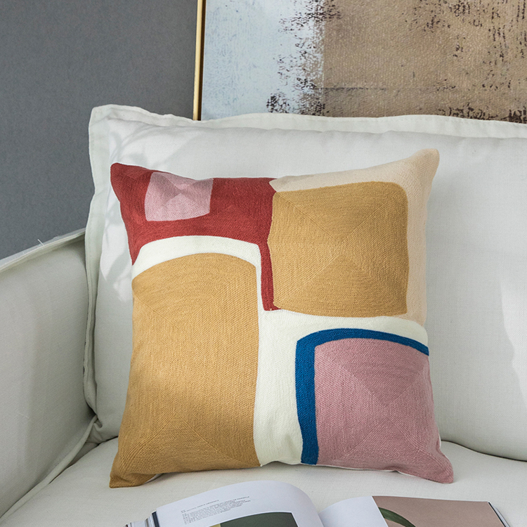MC172423/MC172425/MC172802 Modern Geometric Embroidery Cushion Covers