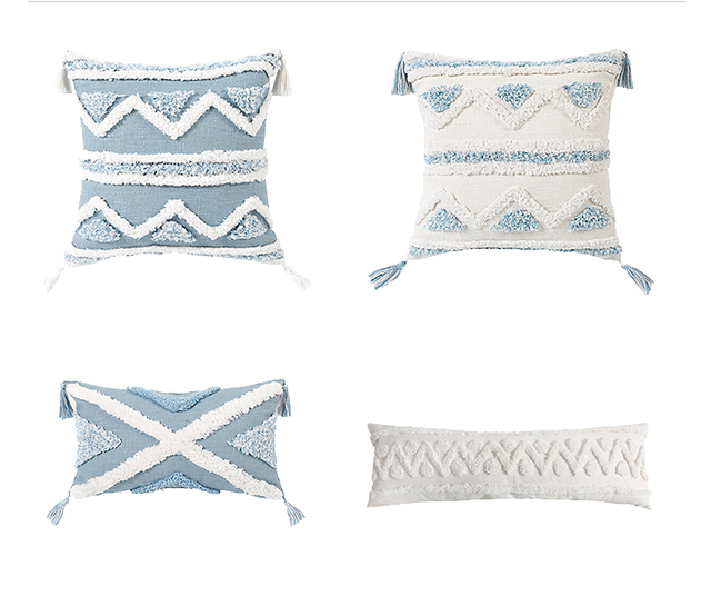 Boho Moroccan Tuft Home Cushion Covers