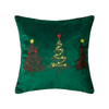 MEC0373 Embroidery Velvet Christmas Cushion Covers