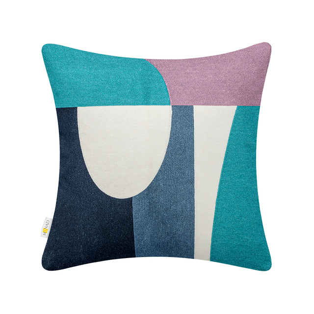 MEC0198XM/MEC0201XM Modern Geometric Embroidery Cushion Covers
