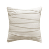 MC0060 Hand Embroidered Striped Cord Velvet Cushion Cover